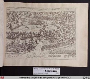Die Grafen Ludwig und Adolf von nassau besiegen die katholische Armee, 24. Mai 1568