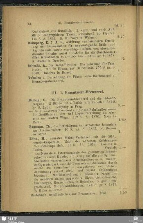 [III. Branntwein-Brennerei]