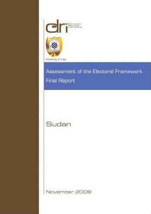 Assessment of the electoral framework : Sudan