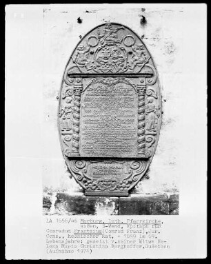 Epitaph für den hessischen Ratsherrn Conrad Franz
