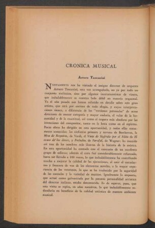 Crónica musical