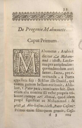 [Hauptteil. Caput Primum - Caput Vigesimum septimum.]