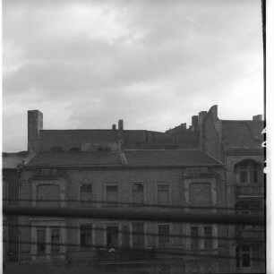 Negativ: Ruine, Menzelstraße 34, 1956