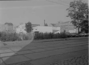 Dresden-Friedrichstadt, Schäferstraße. Nordseite zwischen Behringstraße und Adlergasse mit ehemaligen Hofgebäuden