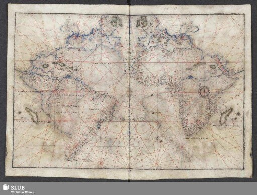 [Atlantik mit Neuer Welt, Teile von Europa und Afrika]