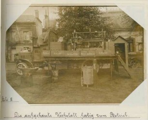Foto einer transportablen Werkstatt