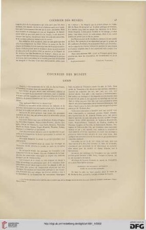 Courrier des musées