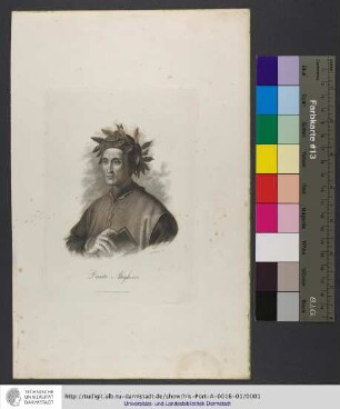 Dante Alighieri / F. Weber sc.
