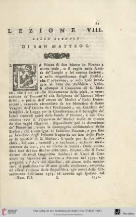 Lezione VIII.
