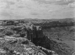 Steilhang : Rand des in Eritrea gelegenen Teils des Hochlands von Abessinien