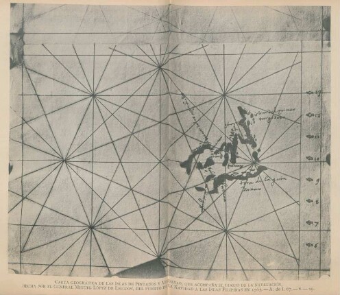 Carta geográfica de las islas de Pintados y Mindanao