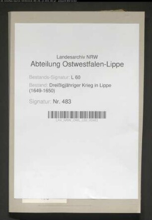 Kriegsjahr 1640-1646