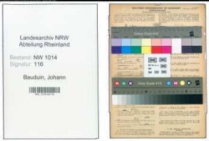 Entnazifizierung Johann Bauduin , geb. 04.06.1888 (Maurer)