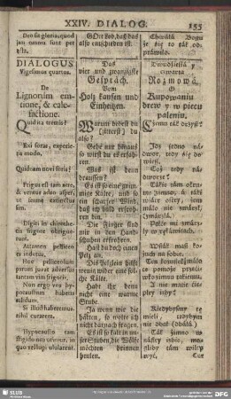 Dialogus Vigesimus quartus. De Lignorum emtione, & calefactione