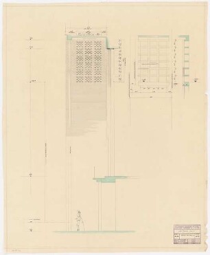 Schauspielhaus, Bochum: Zuschauerhaus: Portal Luftschlitze 1:25