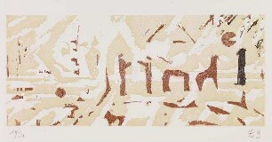 Anklänge an eine Landschaft mit Piktogrammen