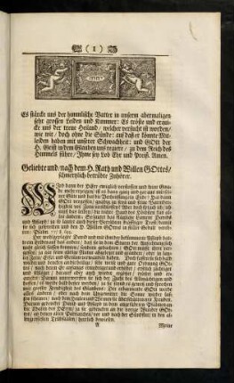1-38, Christliche Leichen-Predigt. Lebens-Lauff. Epicedia.