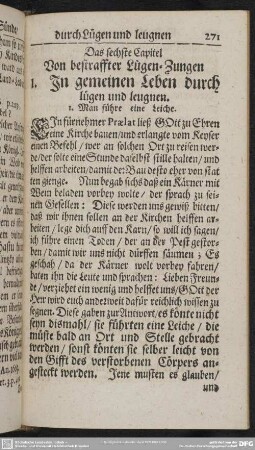 Das sechste Capitel. Von bestaffter Lügen-Zungen