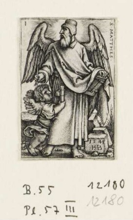 S. Matthes, Blatt 1 der Folge "Vier Evangelisten"