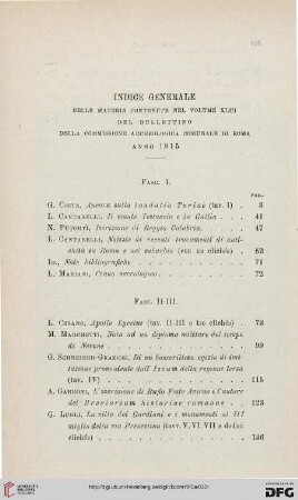 Indice generale
