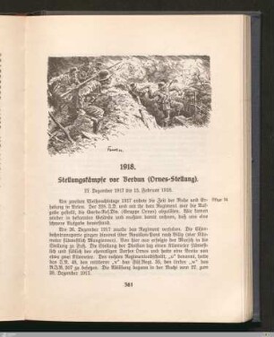 Stellungskämpfe vor Verdun (Ornes-Stellung)