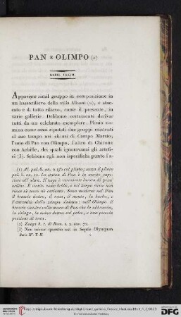 Pan e Olimpo