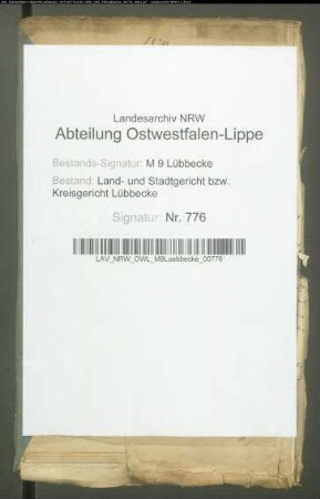 Erblasser: Meier, Hyronimus Friedrich; Erblasser: Meier, Friederike Charlotte, geb. Toedte oder Foedte: