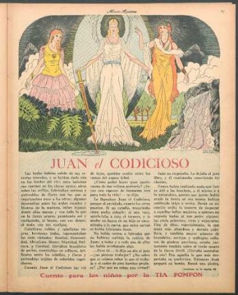 Juan el codicioso : Cuento para los niños por la Tía Pompón
