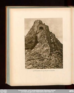 138. Felsmoschee der "40 Stiegen" bei Kandahar.