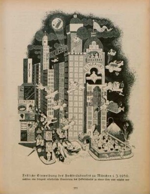 "Festliche Einweihung des Hochbräuhauses zu München i. J. 1950"