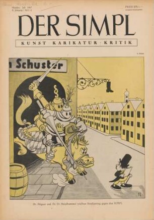 "Dr. Högner und Dr. Dr. Hundhammer stellen Strafantrag gegen den SIMPL"