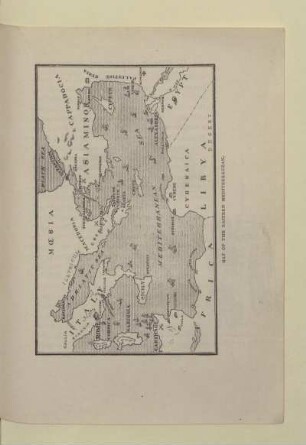MAP OF THE EASTERN MEDITERRANEAN
