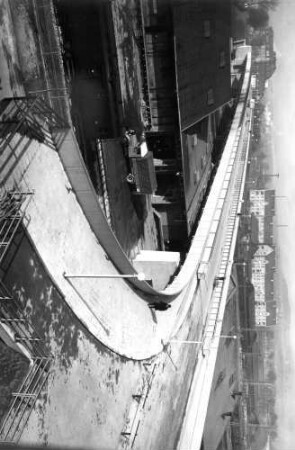 Ulm Brücke Reichsstraße 28 Blaubeurer Torbrücke Güterabfertigung DRG-LKW Fußgänger