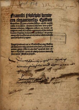 Breviores elegantioresque Epistole ex epistolarum volumine collecte