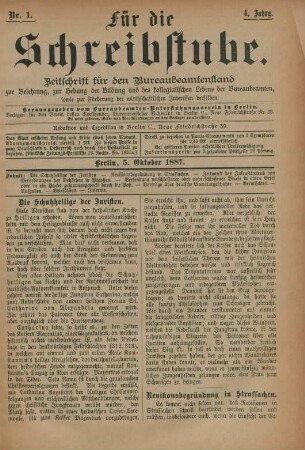 5. Oktober 1887-18.September 1888 = Nr. 1-24