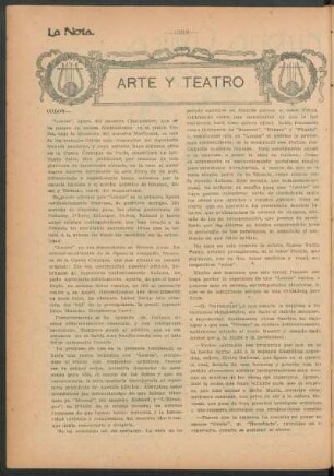 Arte y teatro
