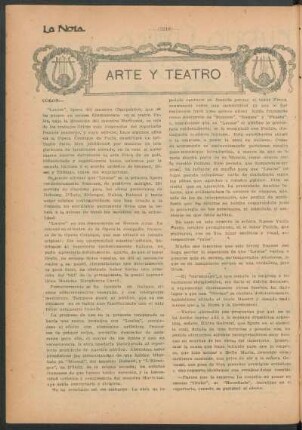 Arte y teatro