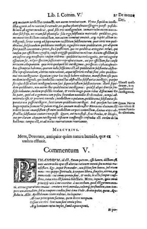 Commentum V.