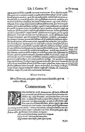 Commentum V.