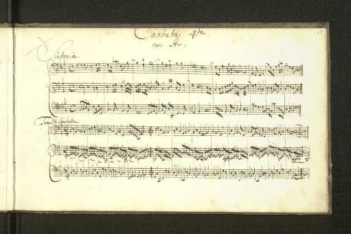 Cantata 4ta con Str: Fra cento belle sol la mia bella