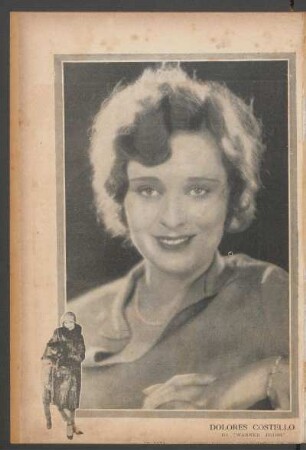 [Ilustração de] Dolores Costello da "Warner Bros."