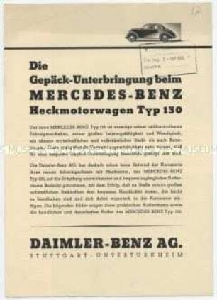 Personen-Heckmotor-Wagen Typ 130