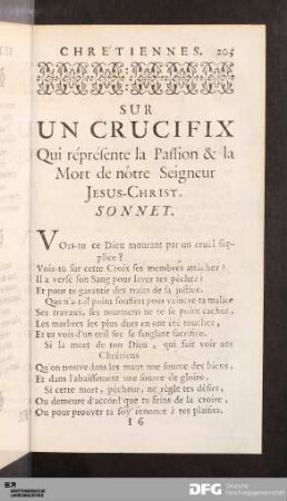 Sonnets Chrétiens.
