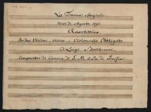 Quartette; vl (2), vla, vlc; G-Dur; G 223; op.44,4