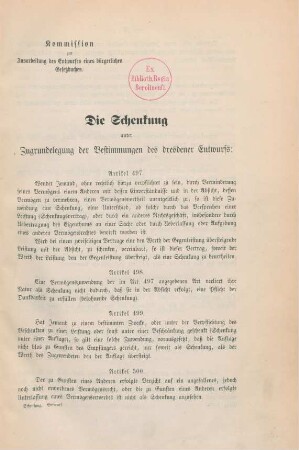 [Zweiter Abschnitt. Von den Schuldverhältnissen im Besonderen ; Hälfte 1 ]
