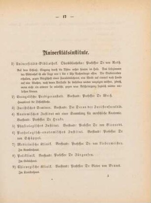 17-20, Universitätsinstitute