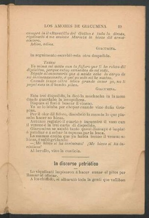 In discorso petriótico