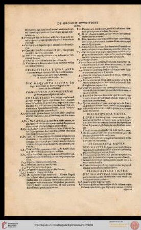 Characterum decimatertiae & decimaquartae figurarum index
