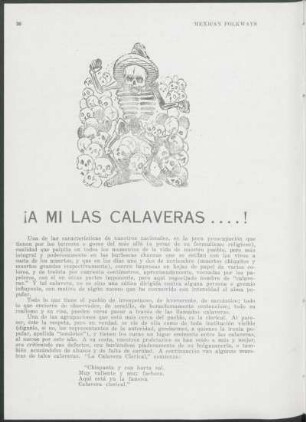 ¡A mi las calaveras....!