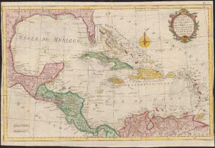 Carte Du Golfe Du Mexique, Des Isles Et Des Pays Adjacents